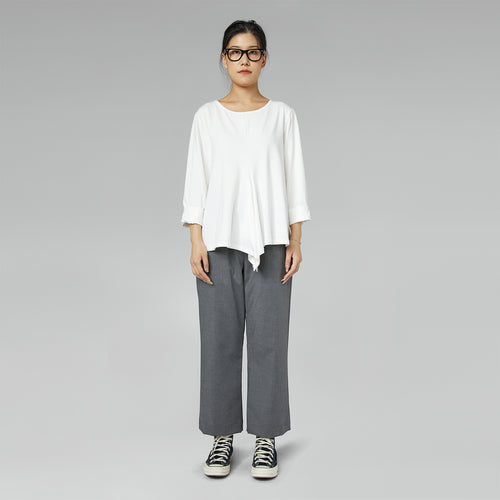 POINTED T-SHIRT BROWN