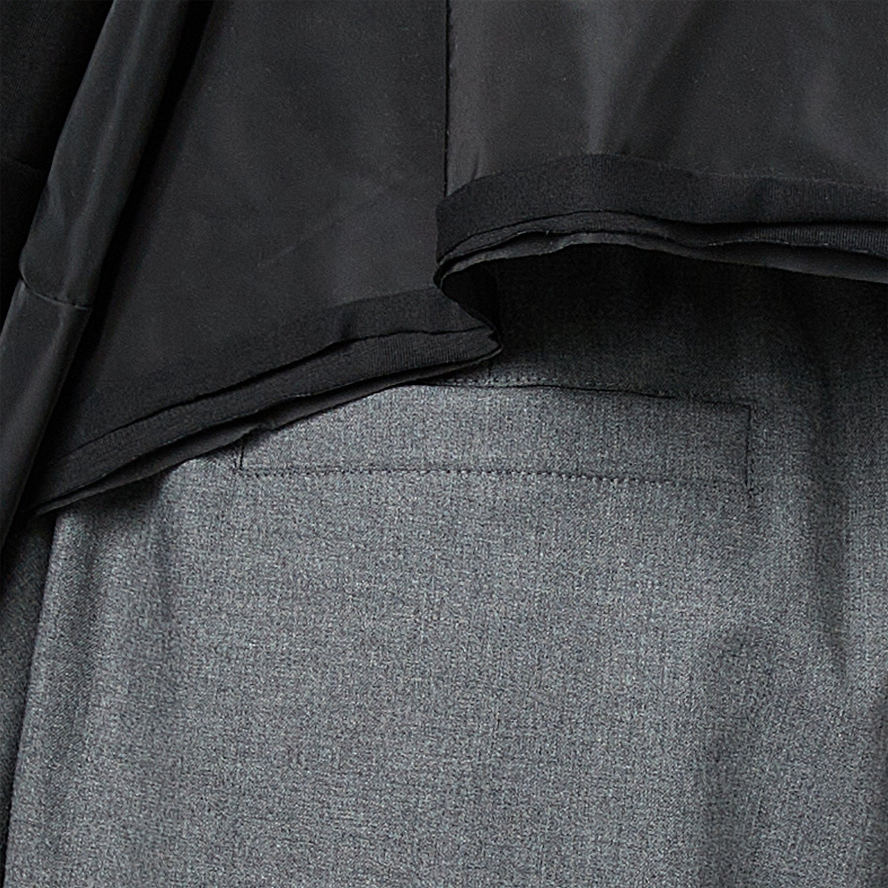 SPODNIE Z PANELI BOCZNYCH SZARE