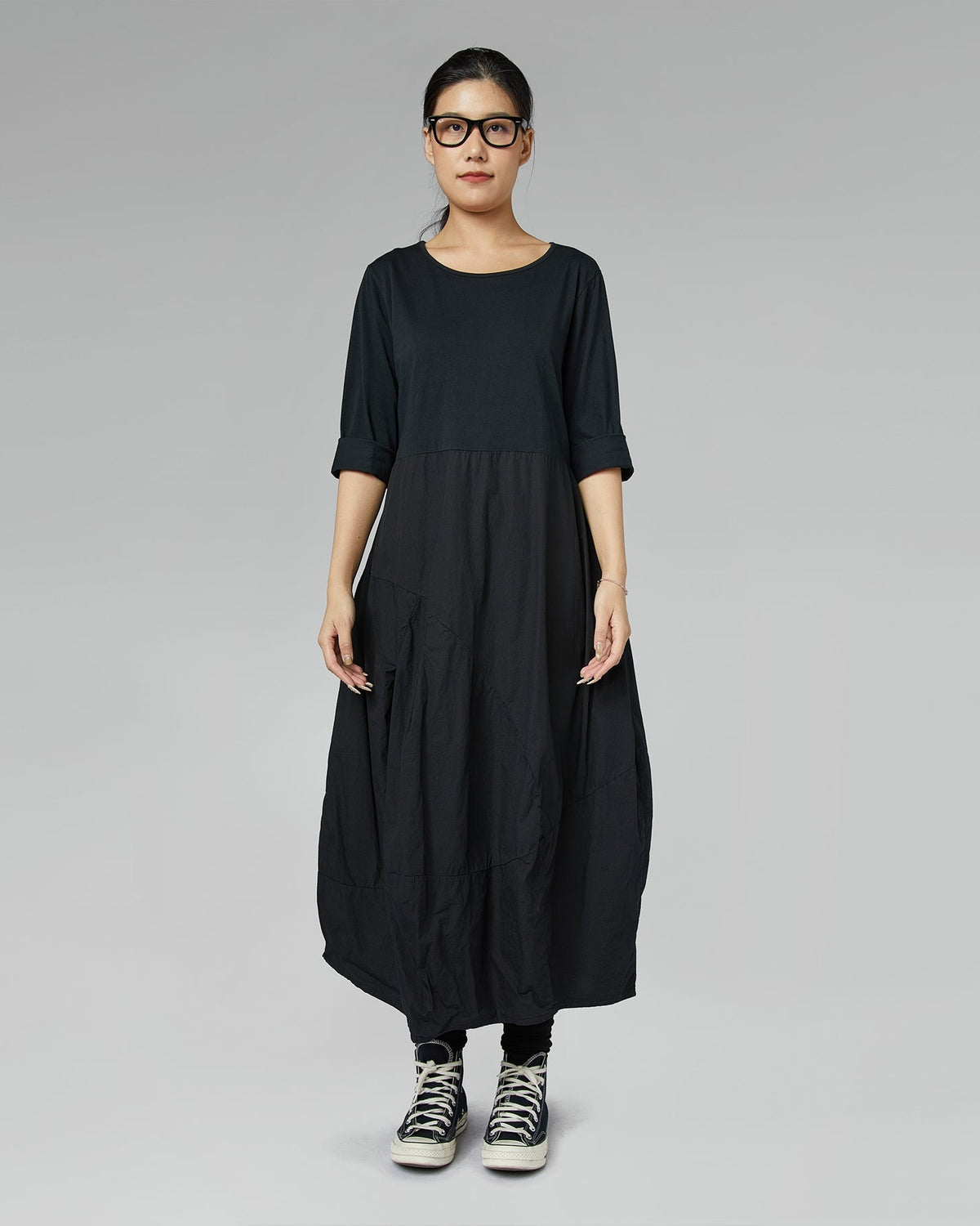ROBE LONGUE EN FORME D’ŒUF