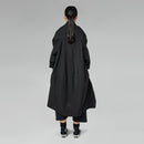 CARDIGAN IN TAFFETA EFFECT FABRIC BLACK