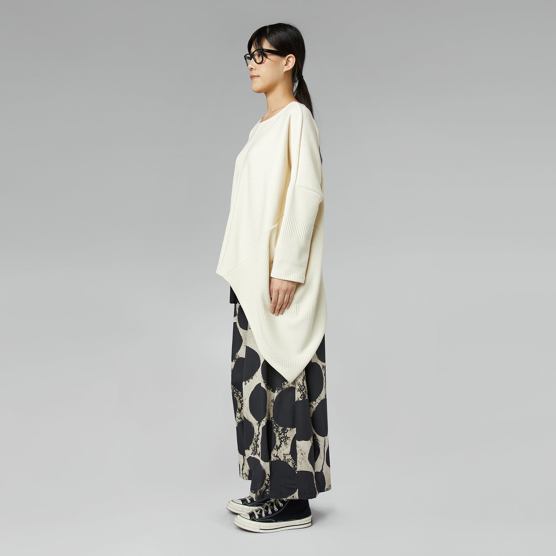 Spodnie bawełniane w duże kropki