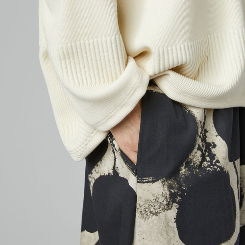 Spodnie bawełniane w duże kropki