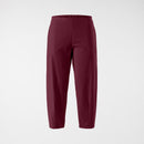 TROUSERS WITH ANKLE PLEATS WINE