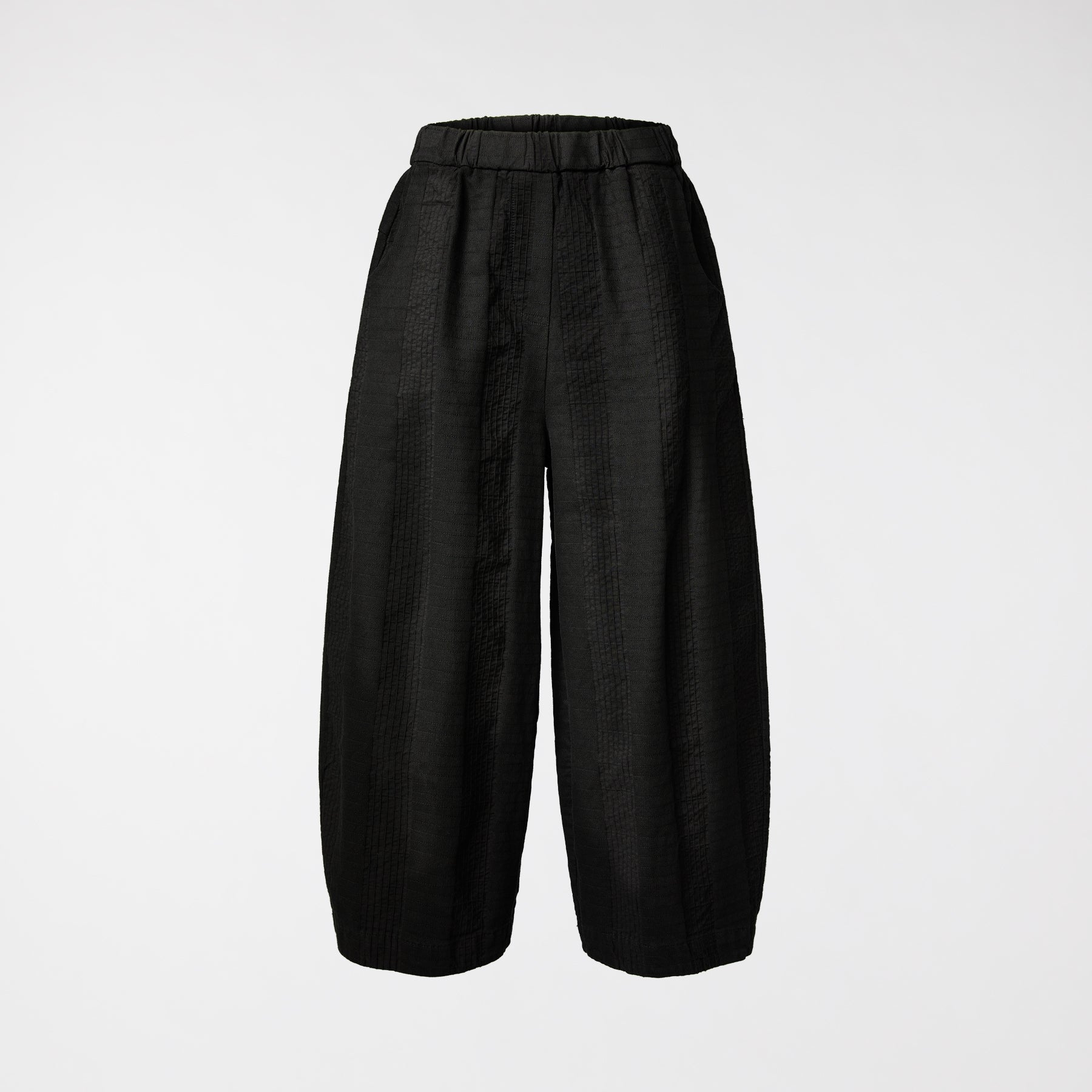 Spodnie z tkaniny bawełnianej Relief