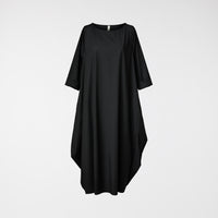 LONG EGG DRESS BLACK