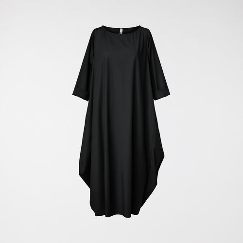 LONG EGG DRESS BLACK
