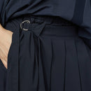 SPODNIE Z EFEKTEM PAREO NIEBIESKIE