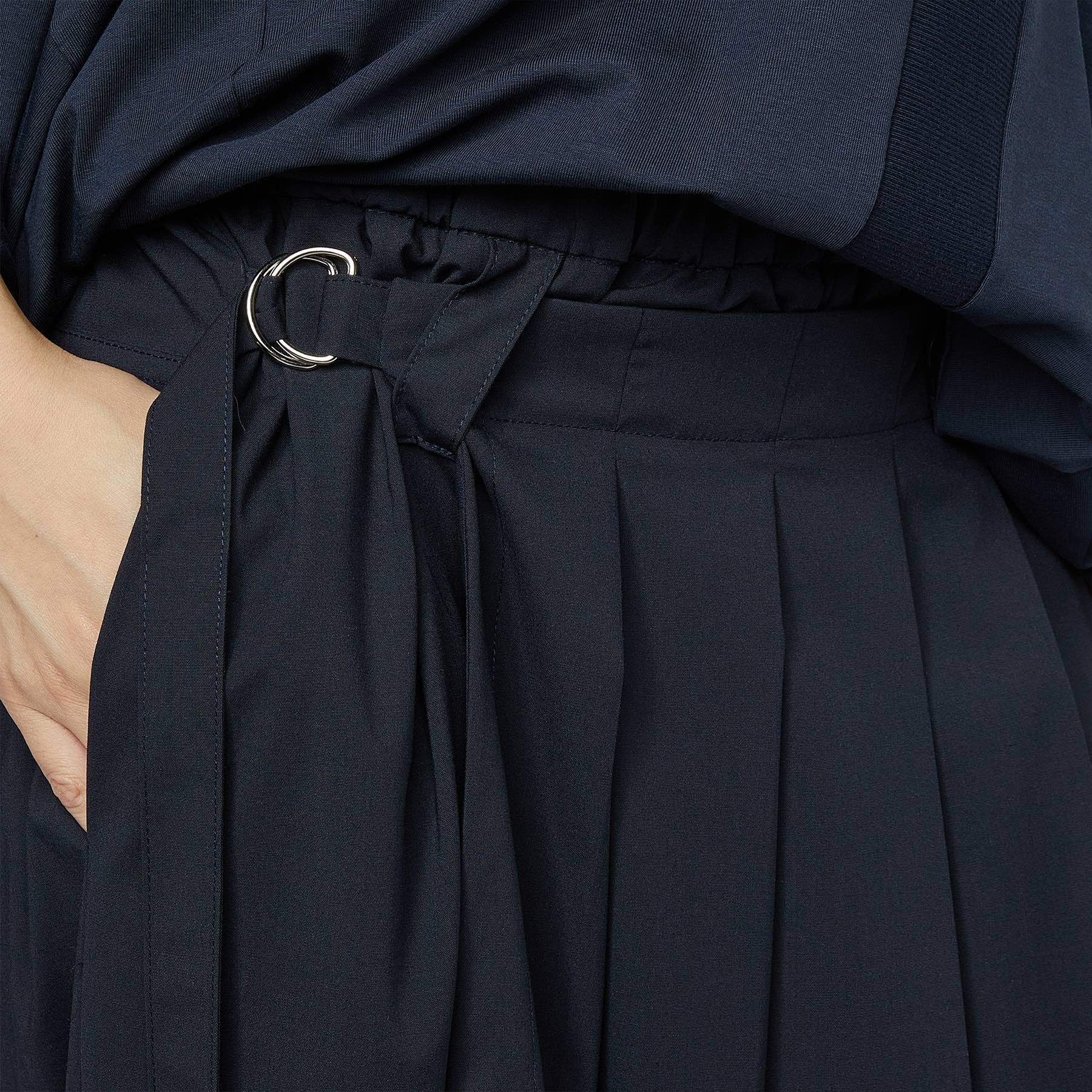 SPODNIE Z EFEKTEM PAREO NIEBIESKIE