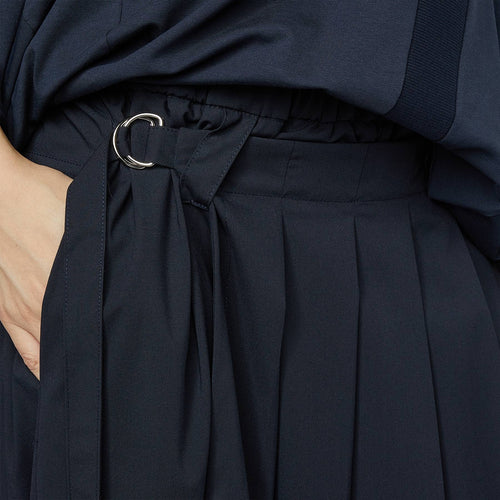 SPODNIE Z EFEKTEM PAREO NIEBIESKIE