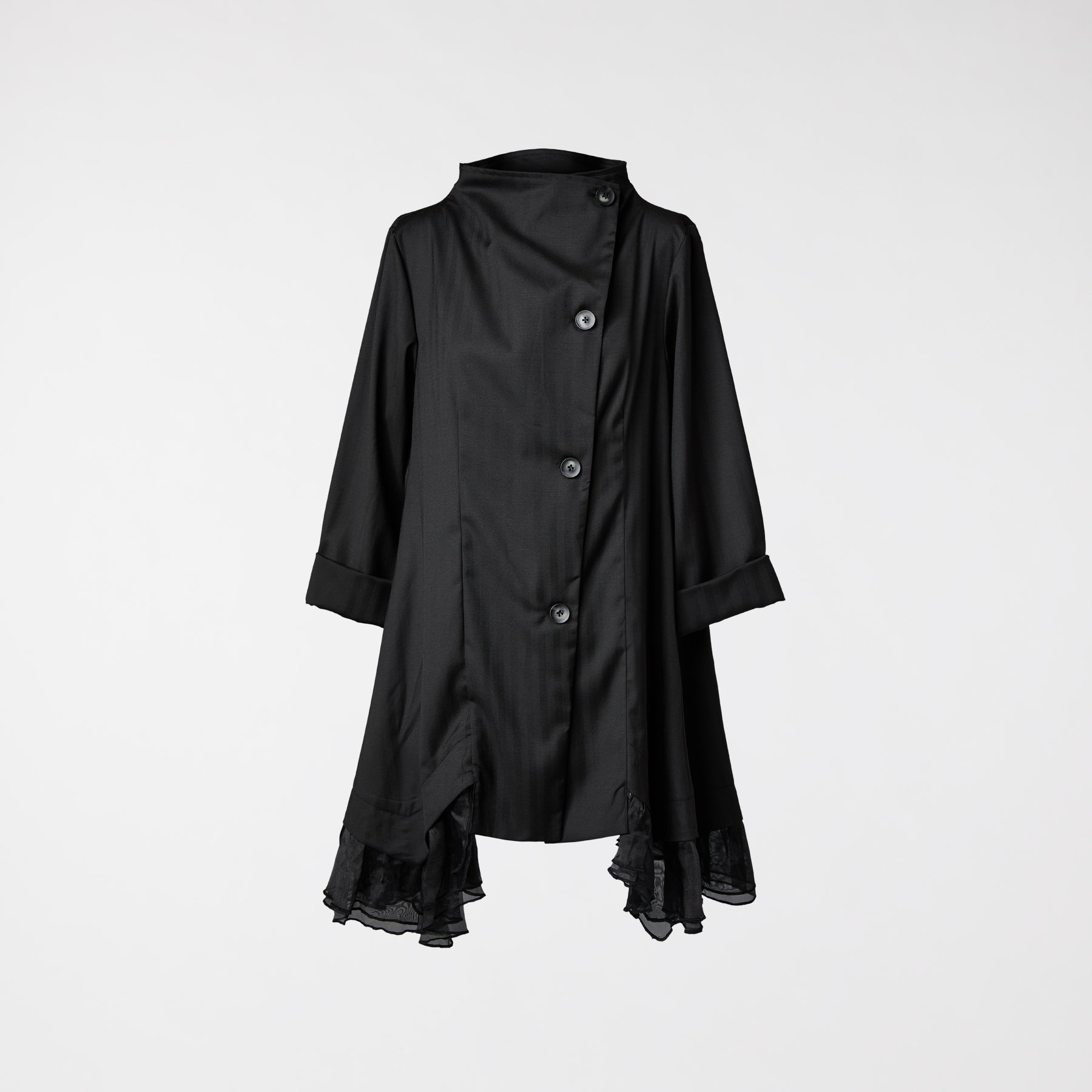 ELEGANT JACKET WITH TULLE