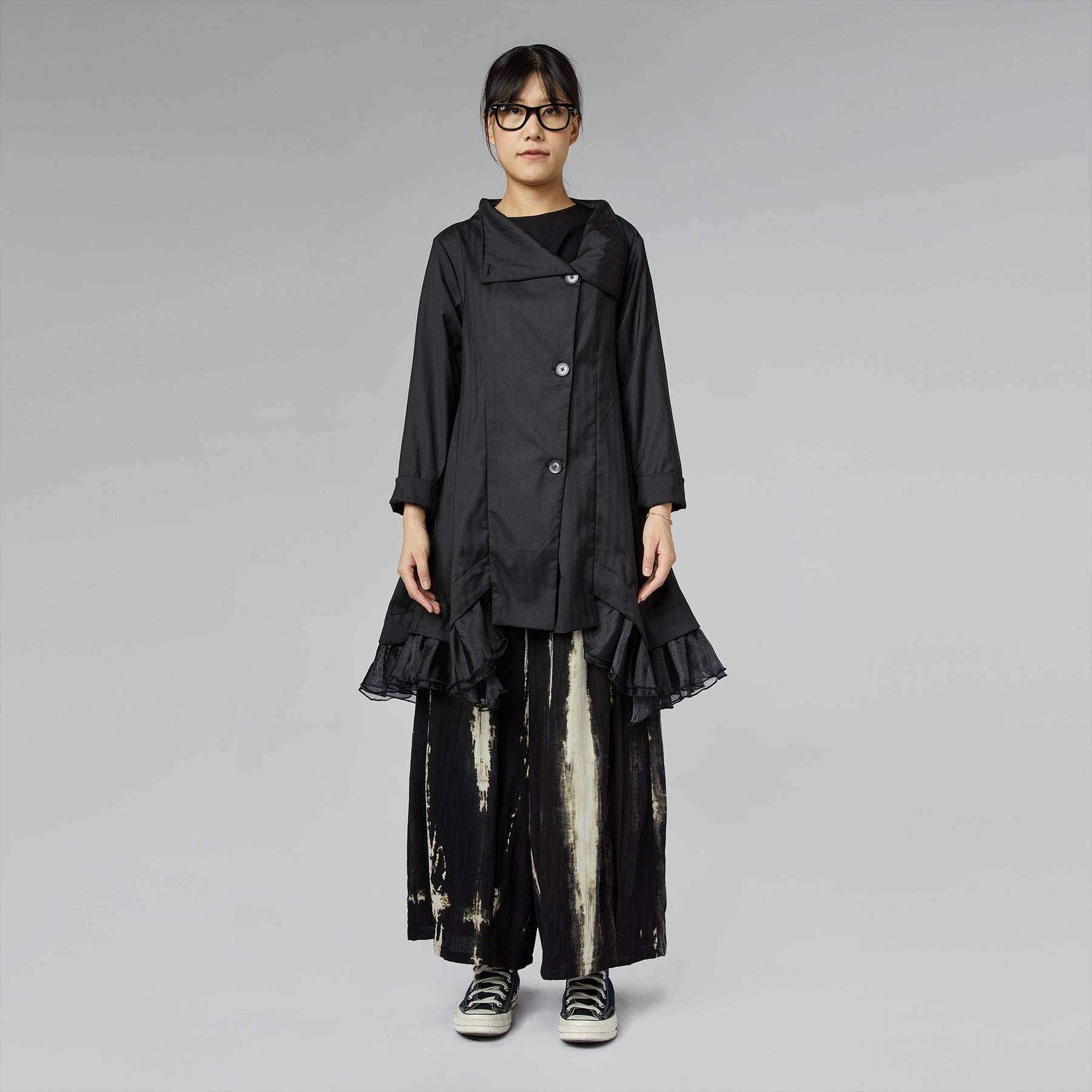 GIACCA ELEGANTE CON TULLE