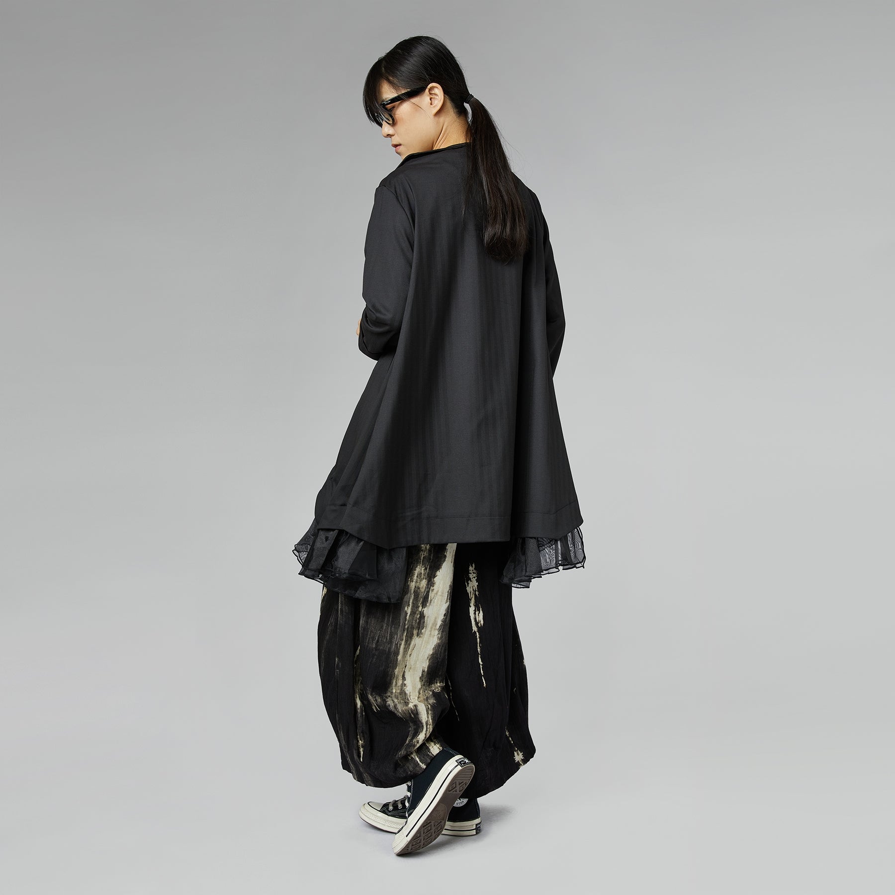 GIACCA ELEGANTE CON TULLE