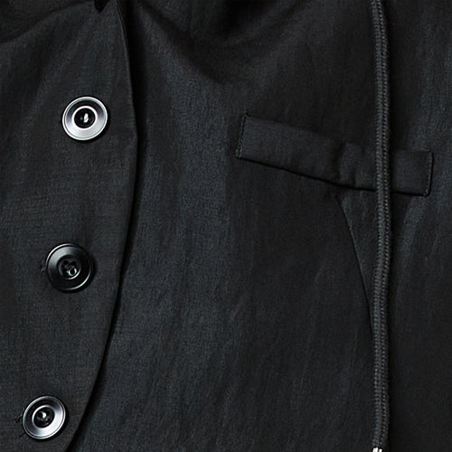 LINED VEST WITH HOOD