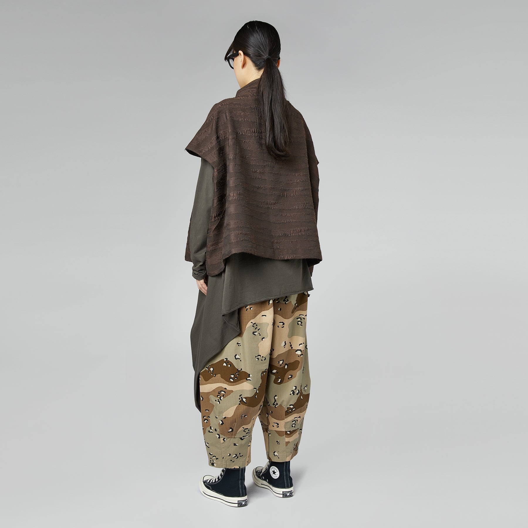 Spodnie bawełniane z nadrukiem RIPSTOP