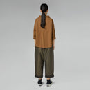 PROSTE SPODNIE Z MIESZANKI BAWEŁNY W KOLORZE CZARNYM