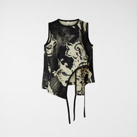 KAMIZELKA BAWEŁNIANA W PRĄŻKI