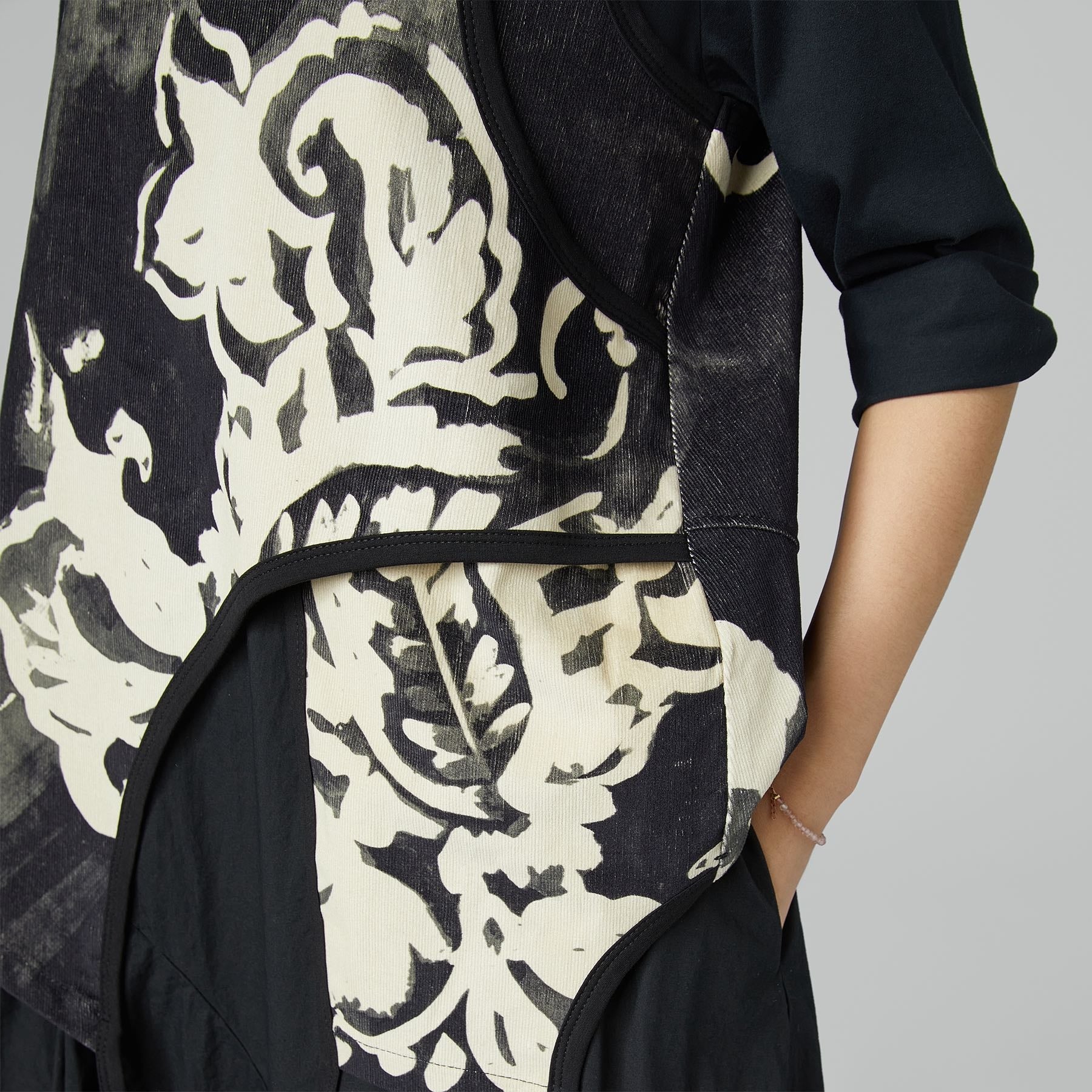 KAMIZELKA BAWEŁNIANA W PRĄŻKI