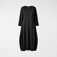 MILAN STITCH DRESS BLACK