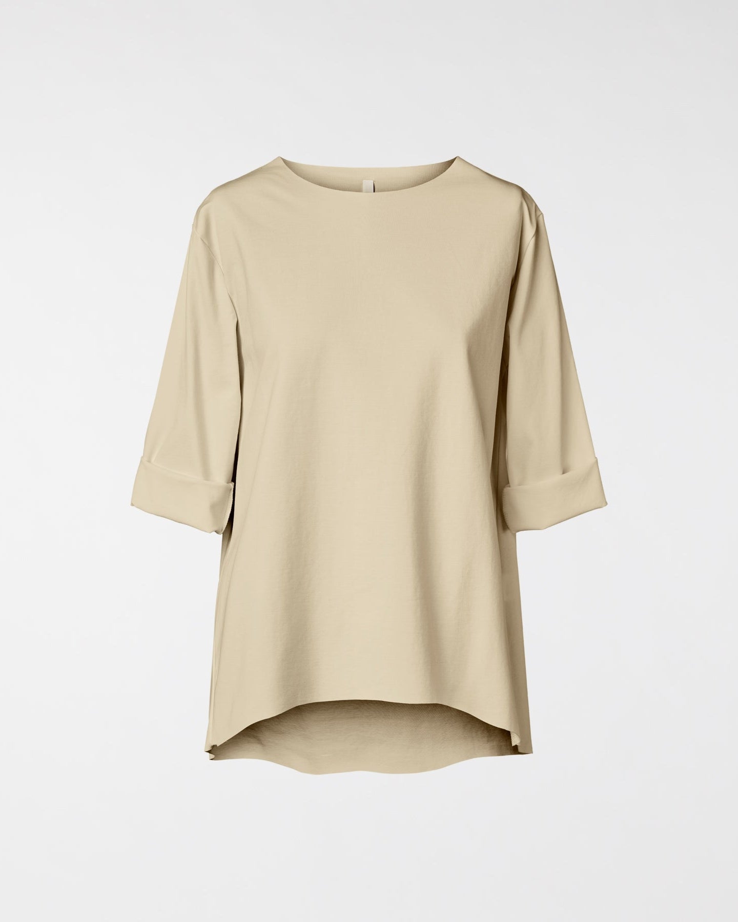 CAMISETA STRETCH EN PUNTO MILANO