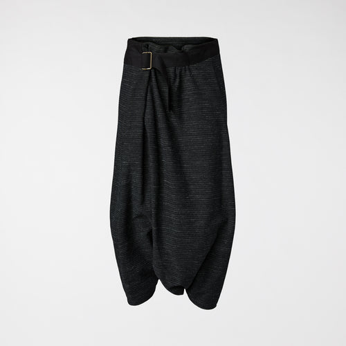 MELANGE STRIPED SKORTS