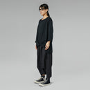 LIGHTWEIGHT SWEATSHIRT WITH PLEATED HEM