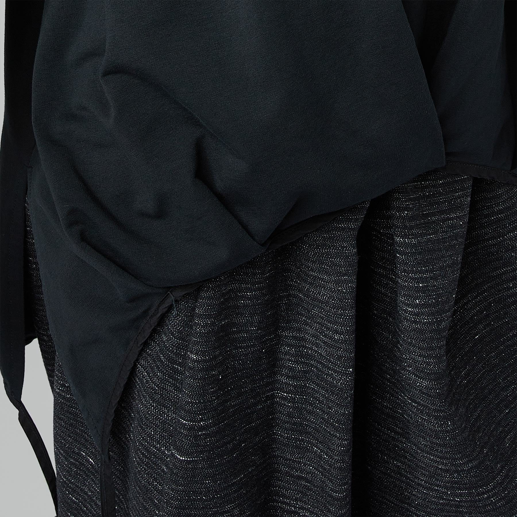 LIGHTWEIGHT SWEATSHIRT WITH PLEATED HEM