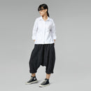 KOSZULA Z KIESZENIAMI APLIKOWANYMI NIEBIESKA