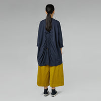 T-SHIRT WITH DRAWSTRING ON THE BACK BLUE