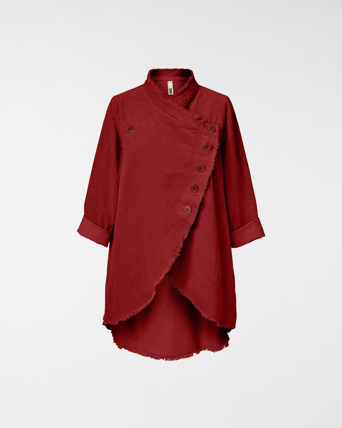 GIACCA ASIMMETRICA IN VELLUTO 