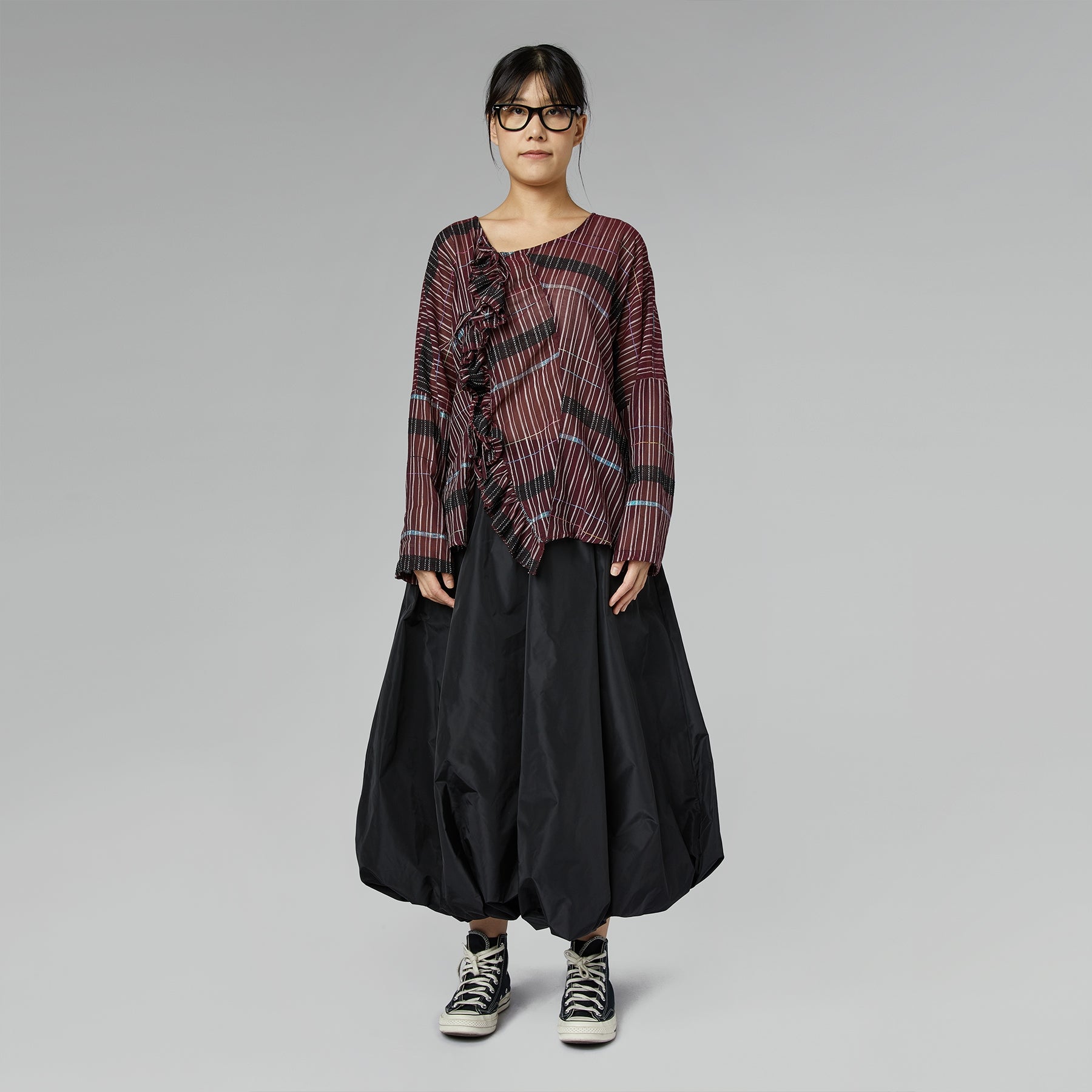 TAFFETA BALLOON SKIRT