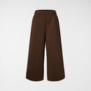 Spodnie dresowe z gazy brązowe