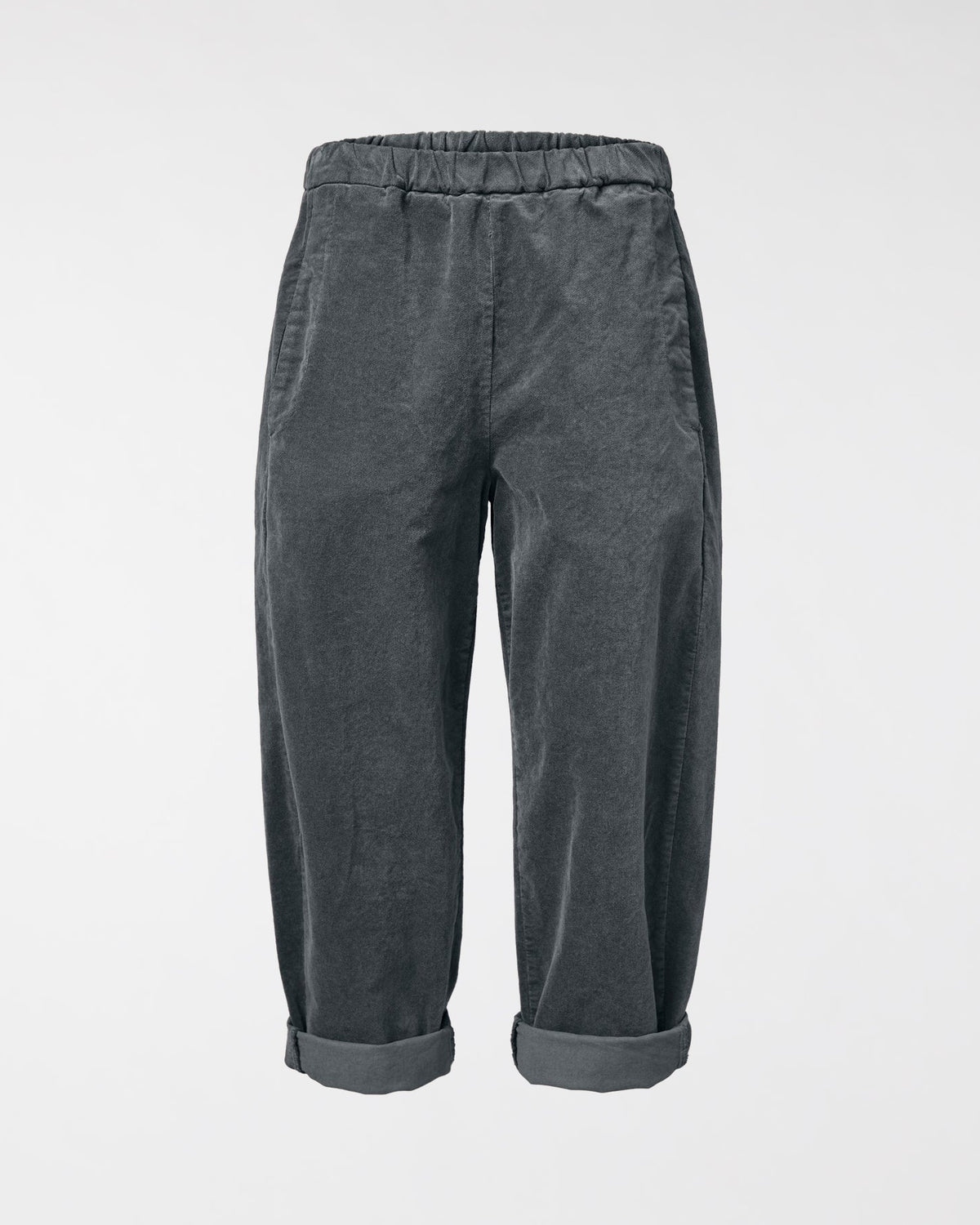 GERADE HOSE AUS SAMTSTOFF