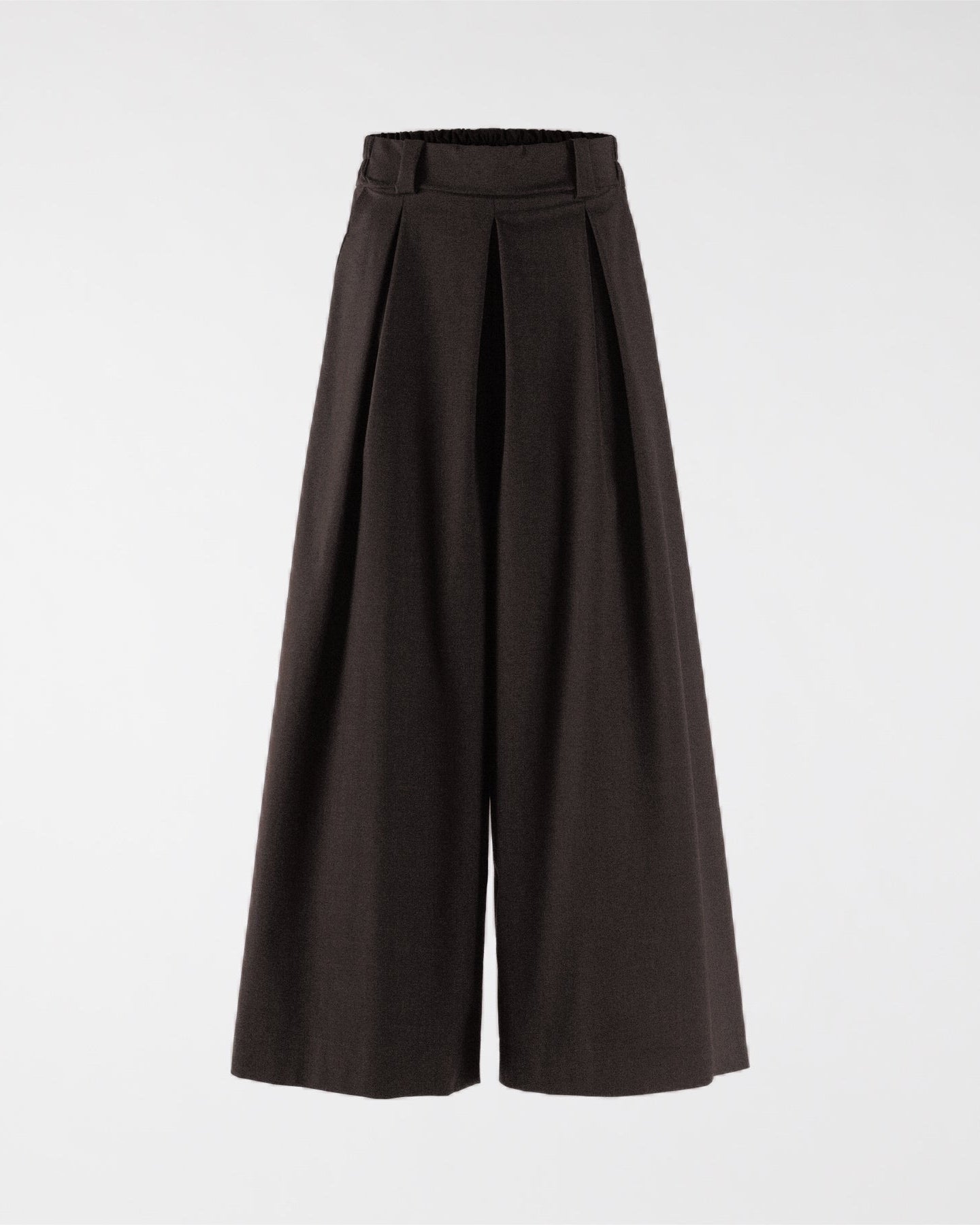 PANTALONES PALAZZO CON CINTURÓN LOOPES MARRÓN