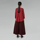 WIDE LEG VELVET TROUSERS