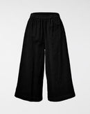 WIDE LEG VELVET TROUSERS