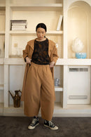 JACQUARD FABRIC T-SHIRT