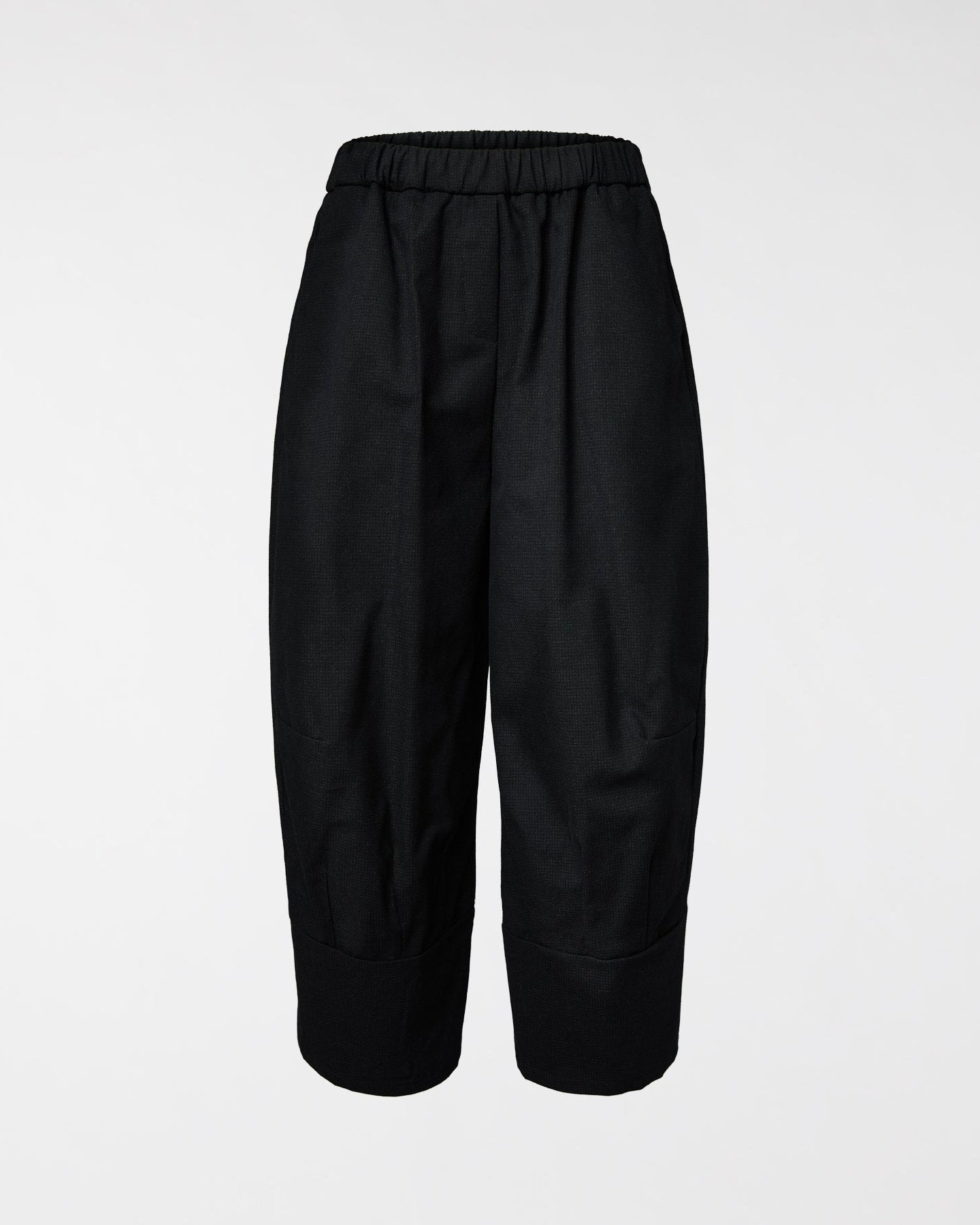 PANTALON EN TWEED MÉLANGÉ DE COTON