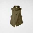 COTTON VEST MILITARY GREEN