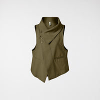 COTTON VEST MILITARY GREEN