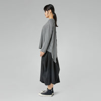 SKIRT WITH PLEATS BLUE