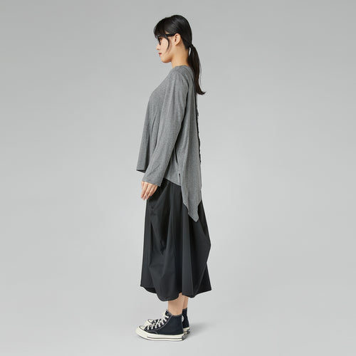 SKIRT WITH PLEATS BLUE