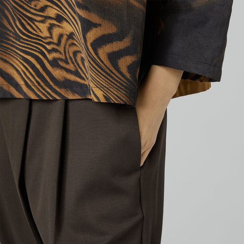 BLUSA A COSTINE CON STAMPA