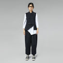 COTTON BLEND TWEED PANTS