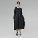 MILAN STITCH DRESS BEIGE