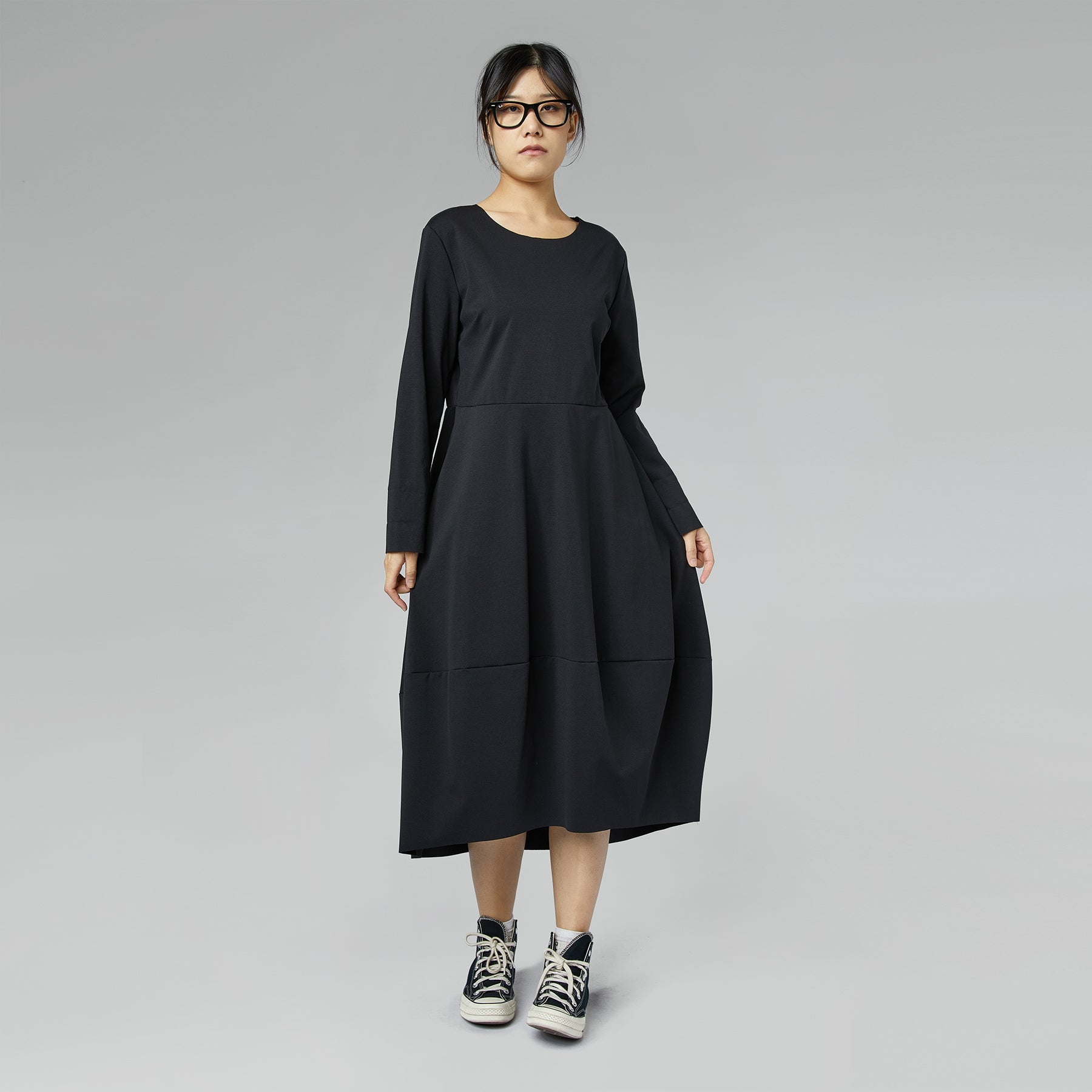 MILAN STITCH DRESS BEIGE