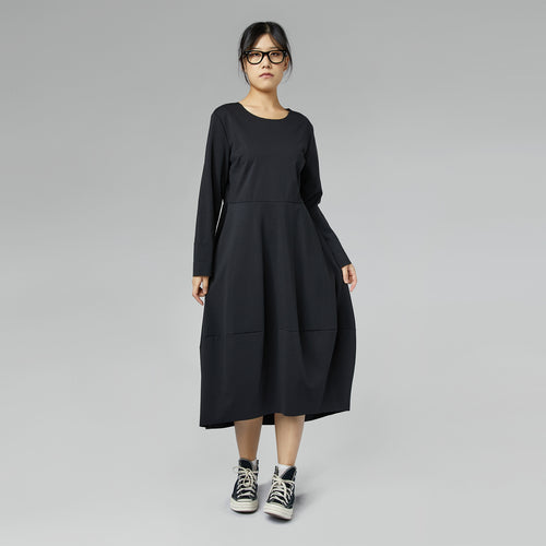 MILAN STITCH DRESS BEIGE