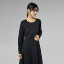 MILAN STITCH DRESS BEIGE