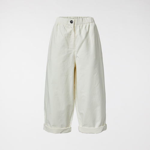 COTTON PANTS OFF WHITE