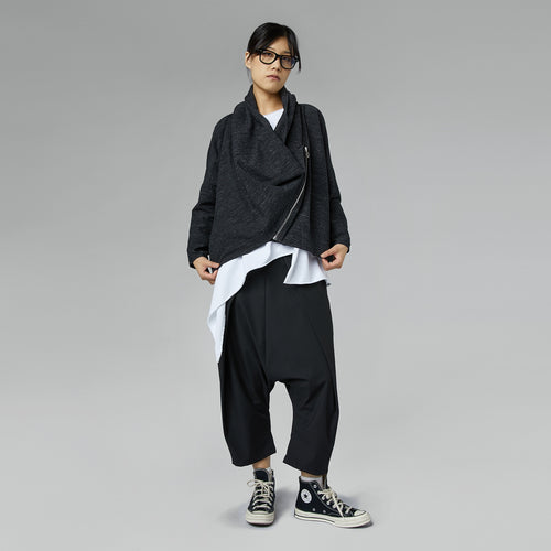 MÉLANGE JACKET WITH SIDE ZIP