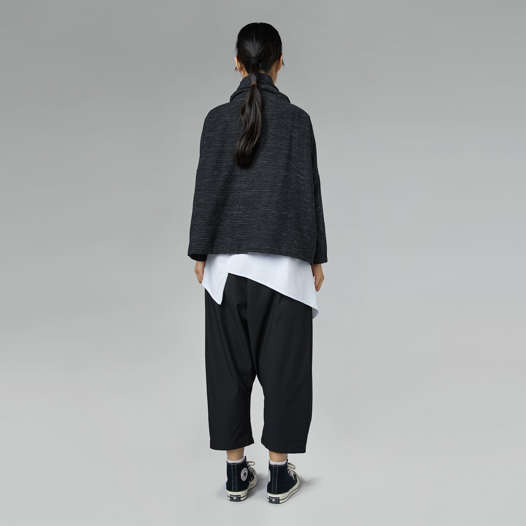 MÉLANGE JACKET WITH SIDE ZIP